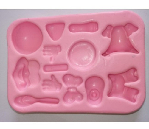 Molde Silicone Casal De Ratinhos 0