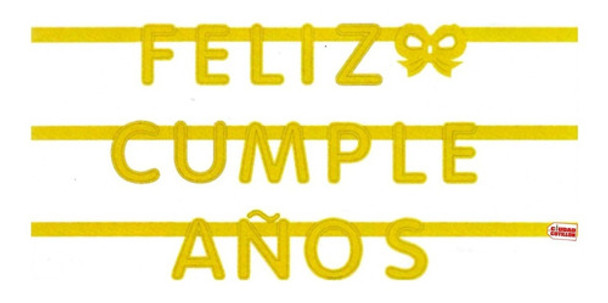 Banderín Glitter Feliz Cumpleaños X 1,6m Guirnalda - Cc 0