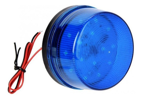 Baliza Led Luz Estroboscópica Garita Policía Azul Flash 0