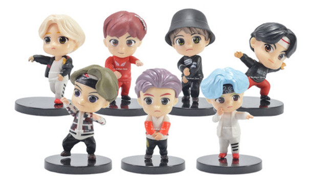 Figura Muñeco Gashapon Bts Tinytan Mic Drop X7u 0
