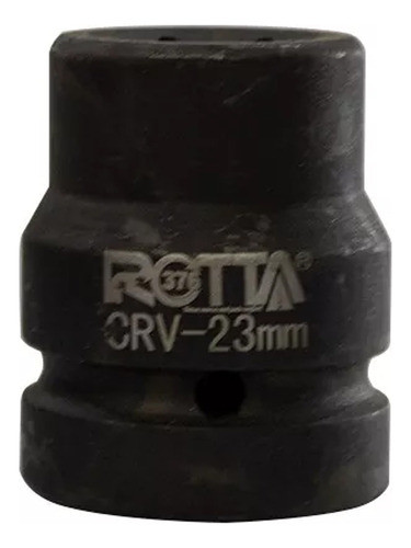 Soquete De Impacto 1 Pol Sextavado Curto 23mm Rotta 376 0