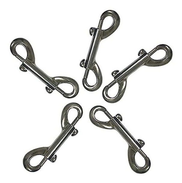 Shuxy Mosquetones De Presion De Doble Punta Broches De Pres 0