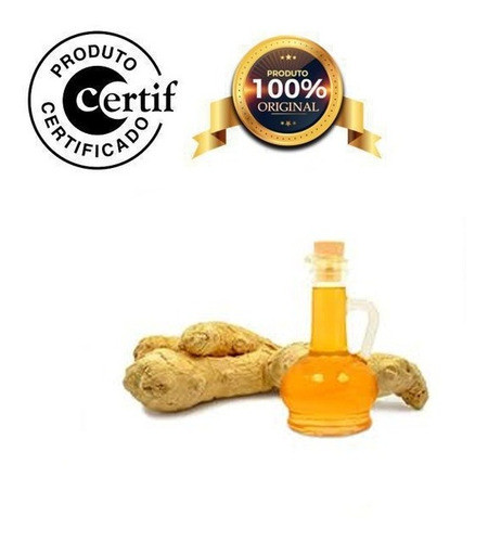 Óleo De Gengibre 250ml Prensado A Frio Com Laudo 0