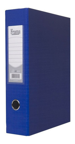 Pasta Registrador A/z  Lombo Largo Azul Frama 0