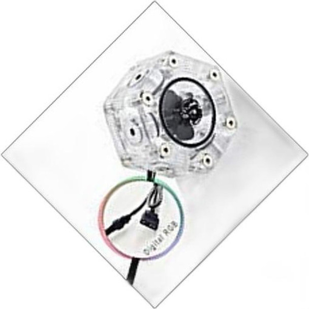 Indicador De Flujo Hexagonal Bitspower G1 / 4  , Digital Rgb 0