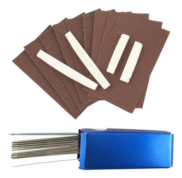 Conjunto De Arquivos De Porca De Sela De Ponte De Guitarra, 0