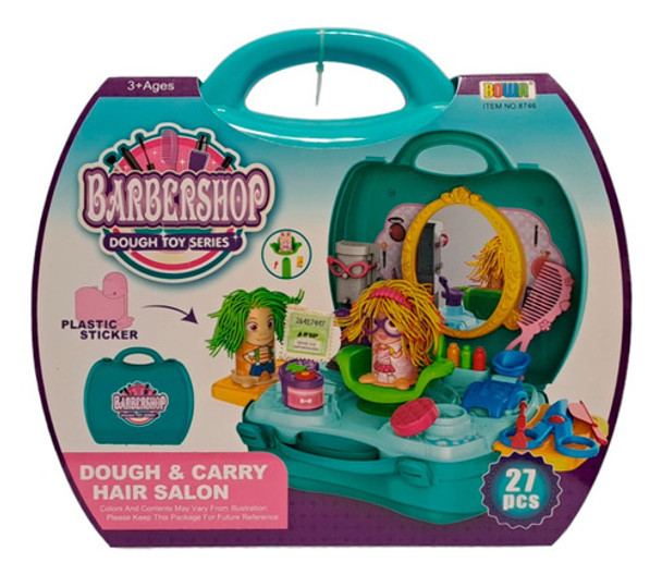 Juego De Masa Valija Con Accesorios Peluquería Barbershop 0
