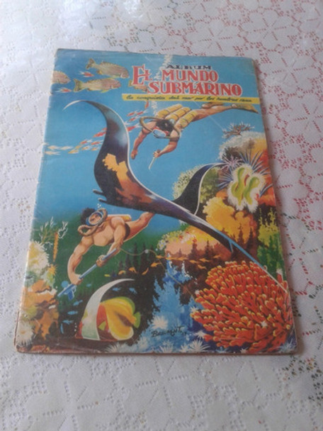 Album De Figuritas El Mundo Submarino Completo 0