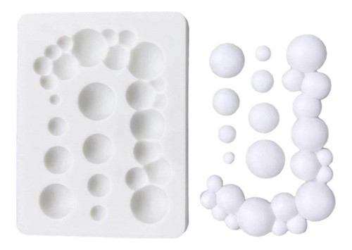 Molde De Silicone Acabemento Pérolas Bolinhas Mod 4 0