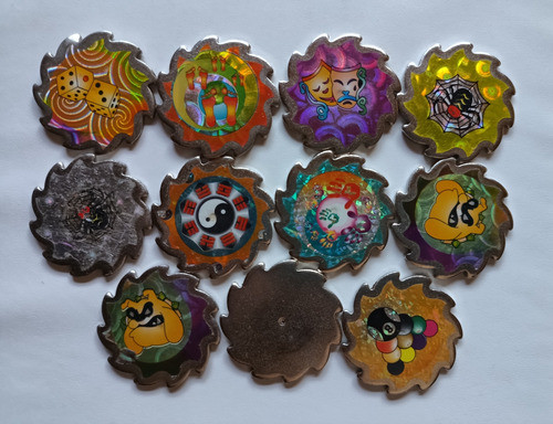 Lote 11 Tazos Importados Metal 0