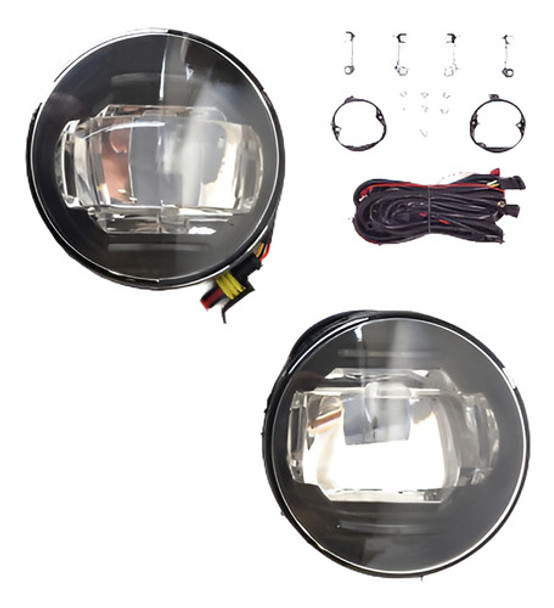 Niebla Blanca Led Drl Luz De Conducción Para 2005-2007 Ford 0