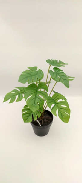 Planta Artificial Con Maceta Monstera Interior Exterior 0
