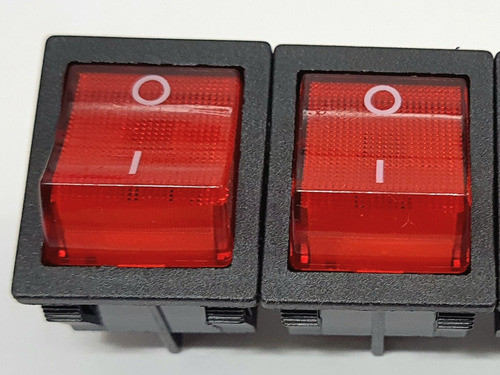 Chave Lig Deslig 30a 250v Com Luz 4 Terminais P/ Inv Solda 0