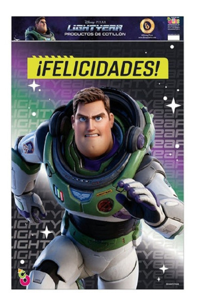 Cartel Feliz Cumpleaños - Felicidades - Buzz Lightyear 0