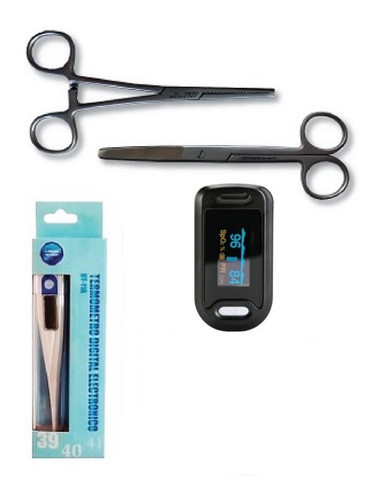 Oximetro En Kit / Set De Enfemeria 4 Elementos 0