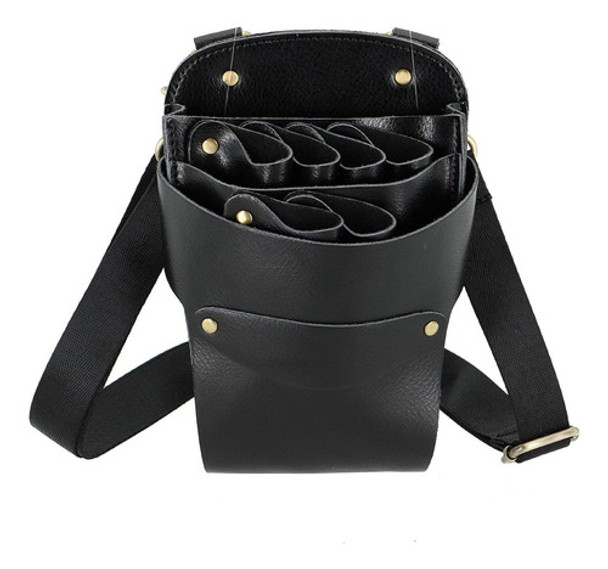 Estuche Para Tijeras Peluqueria Aolaso Con Cinturon Cuero 0