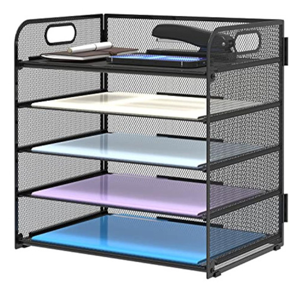 Supeasy Organizador De Papel De 5 Bandejas Con 0