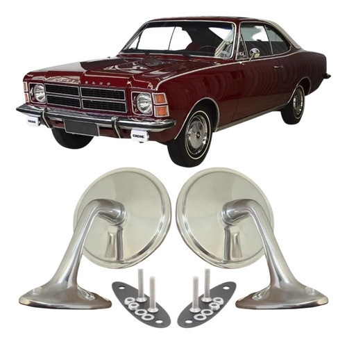 Par Retrovisor Opala Caravan Luxo 71 72 73 74 75 76 77 78 79 0