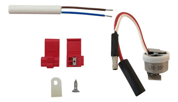 Kit Bimetal Y Sensor Termistor 10k Whirlpool Original 0