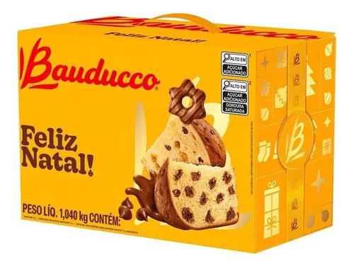 Cesta De Natal Bauducco Grande 20 Itens - Kit C/5 Caixas 0