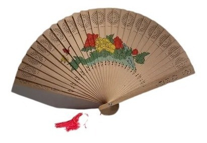Antiguo Abanico Con Estuche Original 15 0
