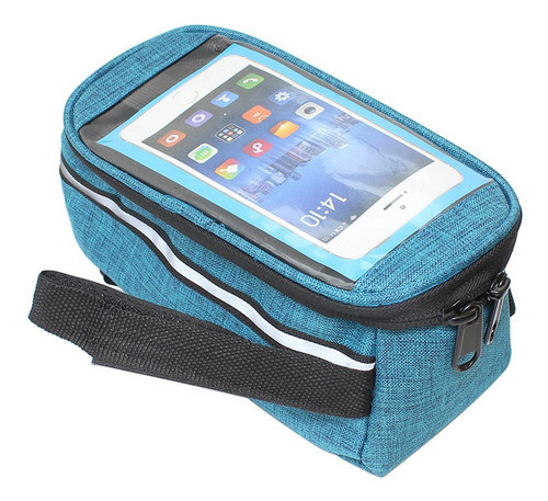 Protector Bolso Estuche De Celular Para Bicicleta Azul 0