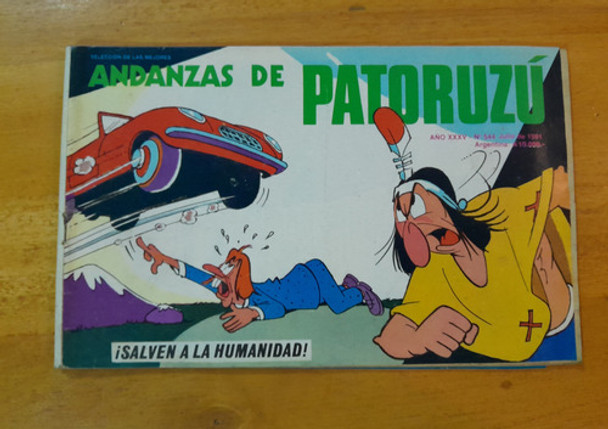 Revista Andanzas De Patoruzu N.544 - Julio 1991 0