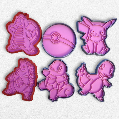 Cortantes Galletas Compatible Con Pokemon X Unidad 0