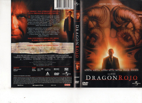 Dragón Rojo (2002) - Dvd Original - Mcbmi 0