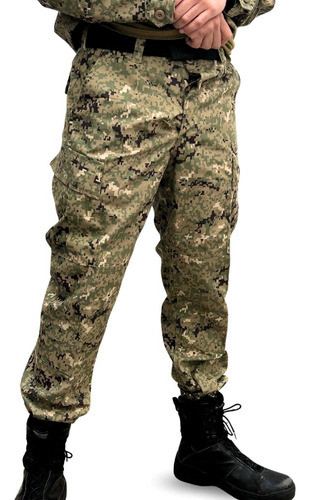 Pantalon Tactico Operacional Ejercito Pixelado Verde 0