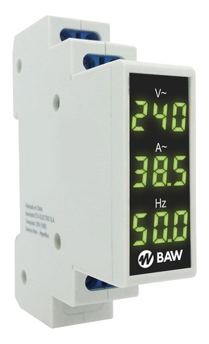Voltimetro Amperimetro Frecuencimetro 500v-100a-99hz Baw 0