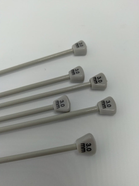 Par De Agujas De Tejer N°3 0 Par De Agujas De Tejer N°3 0