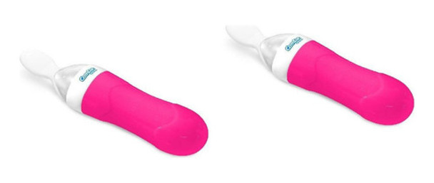 Kit 2 Colheres Dosadoras Papinha 120ml - Silicone 0