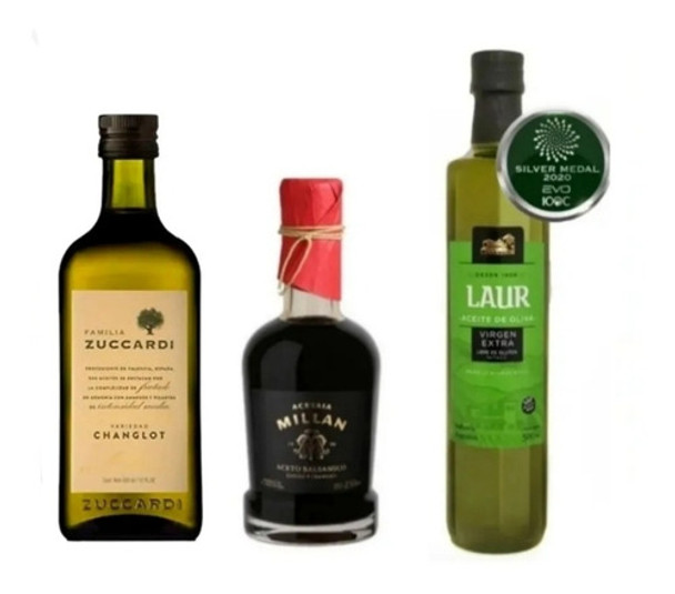 Combo Aceite Zuccardi Picual+ Aceto Millan + Extra Virgen 0