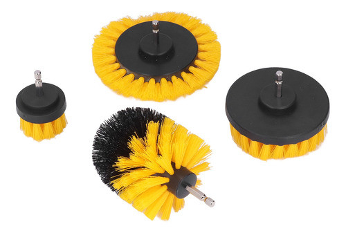 Acessório De Escova De Limpeza: 4 Peças Drill Power Scrubber 0