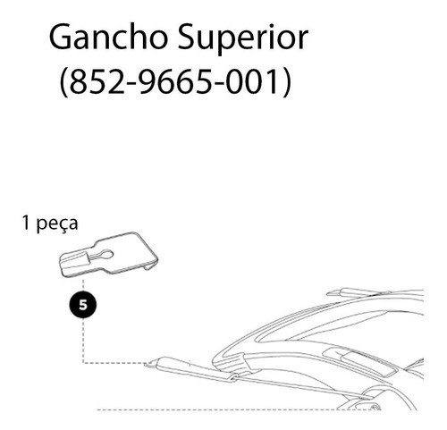 Reposição Thule Raceway Pro 2 9001 - 8529665001 (1 Peça) 0