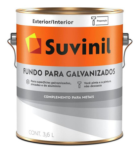 Fondo Para Galvanizados Suvinil 3,6 Lts 0