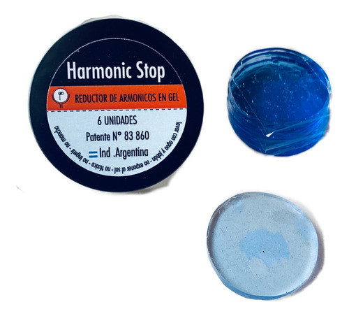 Reductor De Armonicos Color Azul Gel Bateria - Harmonic Stop 0
