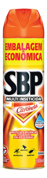 Kit 5 Repelente Citronela  Sbp 360ml Contra Insetos 0