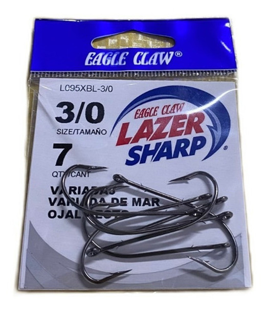 Anzuelos Eagle Claw Lazer Sharp L095xbl 3/0 Variada Mar 0