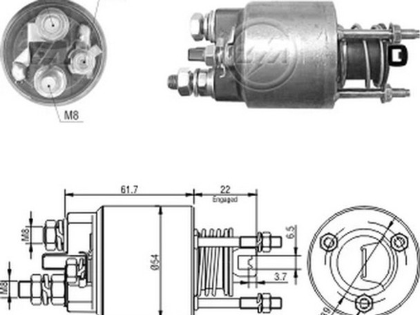 Solenoide O Automatico De Arranque Zm 7-595 0