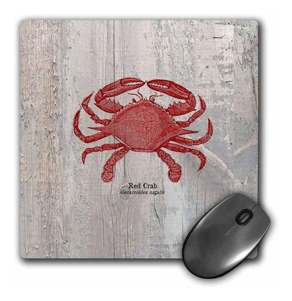 3drose Llc 8 x 8 x 0.25 inches Mouse Pad, Cangrejo Rojo E 0 3drose Llc 8 x 8 x 0.25 inches Mouse Pad, Cangrejo Rojo E 0