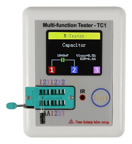 Tester Multifuncion Transistores Componentes Esr Tc1 0