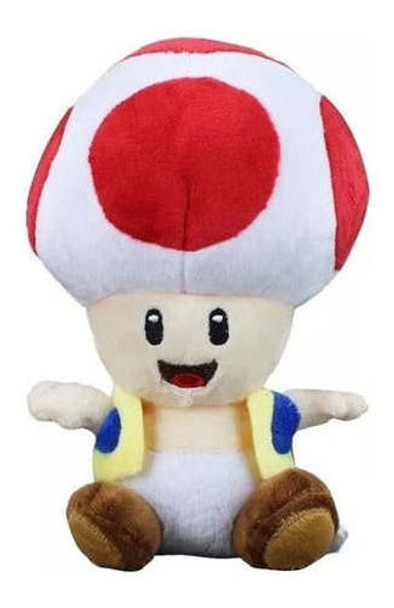 Super Mario Peluche  Juguete Muñeco Felpa Toad 0