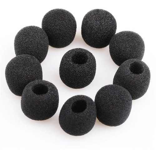 Kit 5 Tampas Protetora Microfone Espuma Para Headset Pequeno 0