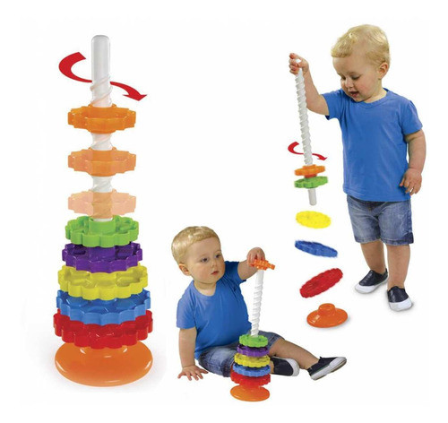 Brinquedo Educativo Giro Magico 08 Pcs. 0