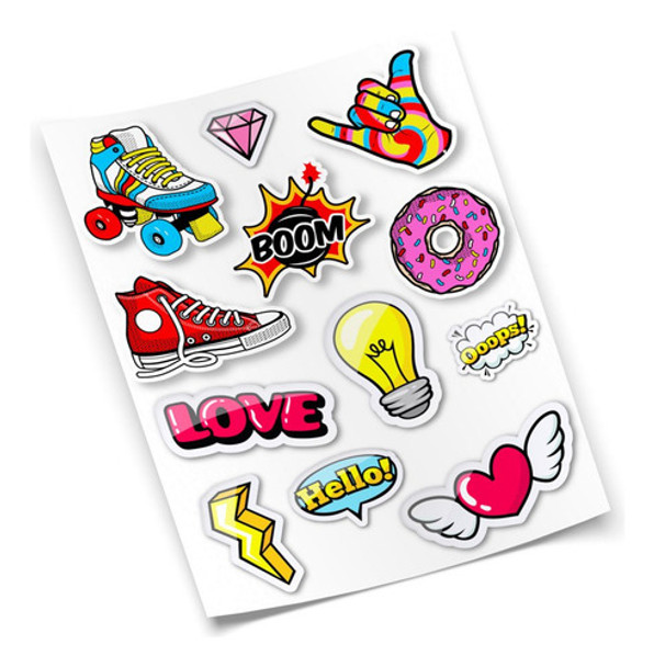 Etiquetas Sticker Troqueladas Grafica 0