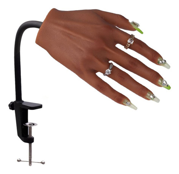 Practice Hand Para Unhas De Acrílico, Mãos Falsas De Silicon 0
