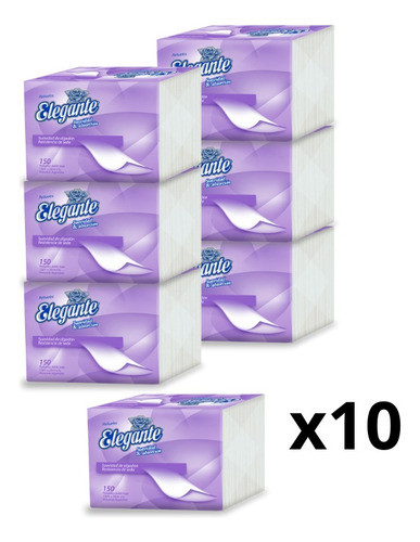 Pañuelo Servilleta Elegante Doble Hoja 150 U 987 X 10 0