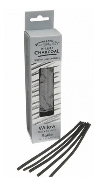 Carvão Fino Vegetal 12 Unidades Winsor & Newton 0 Carvão Fino Vegetal 12 Unidades Winsor & Newton 0